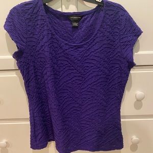 Purple dress shirt/blouse Liz Claiborne